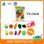 Plastic cut fruits and vegetables toys cooking toys kitchen sets