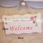 Welcome Card Handmade Wood Doorplate for Shop