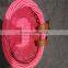 cheap round pink wicker bike basket