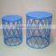 Set of two Metal round chair