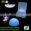 Hot sale! shenzhen LED modern Plastic glowing furniture Chair/sofa set /lighting bar sofa /coffee sofa