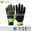 SUNNY HOPE 13gauge cuff impact gloves with tpr,sport hand gloves