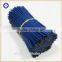 Round plastic coated single metal wire twists for electric wire packaging
