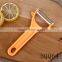 Customized color factory wholesale PP material stainless steel blade brush shape potato peeler