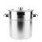 Tall Straight-shaped Non-magnetic stainless steel stockpot/commercial stock pot/soup bucket