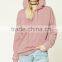 Latest Design Sweatshirt Long Sleeves Ribbed Trim drawstring Distressed Hoodie, Blank High Quality Hoodies Wholesale
