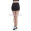 Pure color Mesh-Paneled women sexy Workout Shorts, yoga short pants