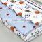 Selling good design 100% cotton baby crib elastic fitted sheet