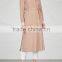 Wholesale Ladies Apparel Front Patch Pockets Powder Blush Wool Coat(DQE0355C)