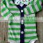 New arrival cute design 100 cotton fabric striped baby romper baby clothes