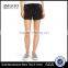 MGOO Hot Sale Women's Drawstring Linen Blend Jogging Pants Black Sport Shorts With Zipper Pockets