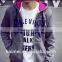 Latest design best-selling life fleece adults zipper hoodie (CVC60/40)