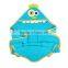 Kids Pink Owl or Blue Monster Baby Hooded Towel and Wholesale Children Poncho Hooded Towel