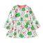 S33552W Girls Dresses animal Print Girls New Fashion Long sleeve Dress