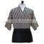 Japanese Style Striped Chef Shirt/chef uniform
