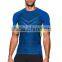 Wholesale Fashionable Mens Polyester Spandex Gym T-shirt Gym Wear