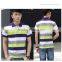 Hot Sale Custom High Quality Pure Short Sleeve Stripe Polo Shirt For Man