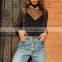 Chiffon Long Sleeve Nightclub Top For Woman Top