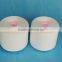 bright raw white polyester sewing thread 30/2 in plastic tube
