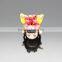 Colorful Cute Little Girl Doll Polymer Clay Micropore Bead Fit Jewelry Making