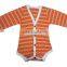 China Wholesale kids winter bodysuit baby boys striped romper toddler infant romper kids romper suit