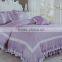 4 Pieces Plain Dyed Silk Cotton Satin Bed Sheet Set