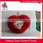 Lovely plush red heart shaped pillow with wing soft valentine heart cushion