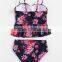 Lady'S Tankini Push Up Halter Screen Printing Swimwear Swimsuit OEM