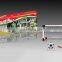 2 set soccer goal set 2 in 1 big/small