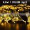 Solor Power Outdoor Indoor Garden Viewing Light 20LED Christmas Elk Light String for Wedding Courtyard Celebrate - Purple
