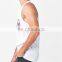 Custom logo printed ladies stringer tank top women's scoop racer back tank top