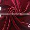 Hotselling elegant plain color dye silk velvet