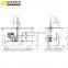 High-tech Modern Hot And Cold Chroming Kitchen Tap Mixer