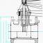 Non-Rising Stem Solid Wedge Gate Valve