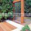 Rusty  metal corten steel gate design garden water fountains