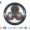 3.6/6kv-26/35kv Three cores XLPE insulated copper tape shielding PVC sheathed steel tape armoured power cable