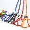 colorful round rope pet chest back traction rope Colorful flat rope chest strap A6