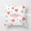Custom  Printed Valentine 's Day Heart decoration Throw Pillow case