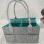 hot sale baby diaper caddy felt baby diaper bag