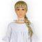 Wholesale Pure White Icing Tunic Dress For Girl Long Sleeve Princess Girl Tailor Dress