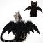 Hot New Pet Clothes Fashion Black Bat Wings Cat Dog Cosplay Costumes