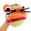 kids animal education toy plush hand puppet