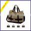 2016 New high quality canvas travel duffle bag for gym sport men