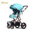 2020 fashion luxury stroller baby 3 in 1 pram with adjustable canopy