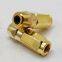 4-prong 1/8 pt galvanized gold-plated grease coupler