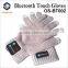 High quality bluetooth touch gloves hi-call bluetooth gloves