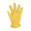 Factory directly sales cowhide full grain leather cotton plus safety working gloves