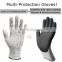 EN388 Certificate Cut Resistant Sandy Nitrile Safety Work Gloves