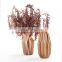 Nude Color Hand Painted Geometric Design Shape Ceramic Vase Floor Porcelain For Home Decoration
