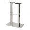 Top sale metal coffee chrome restaurant table base